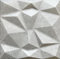 Deccart - 3D Wandpaneele 50x50 cm - Paneele Wand Wall Panels Deko Wandverkleidung Innen Panel Deckenverkleidung Decke Deckenpaneele Platten Styropor EPS-Polystyrol Diamant 2 m², 8 Stück,Beton