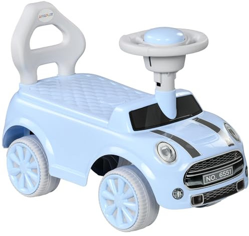 AIYAPLAY Rutschauto Rutschfahrzeug Kinderfahrzeug für 18-36 Monate Kinder Hellblau