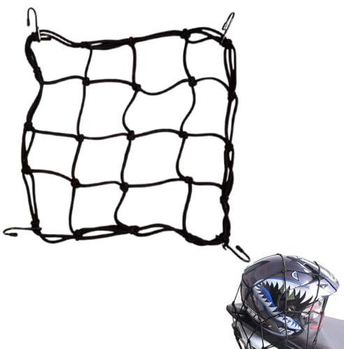 Red para Perros para Coche, Red para Perros para Coche, Accesorios para Motocicletas, Red para Casco para Paquetes para Bicicleta de 25 x 25 cm, para Cubierta para Portaequipajes de Coches y Motos