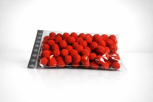 Gastrobedarf Westerbarkey Lot de 100 boules en caoutchouc éponge pour le nettoyage des conduits, 9,5 mm, pour câbles de 7 mm