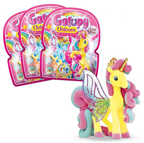 CRAZE GALUPY Paquete de 3 Unicornios, contienen regalos de unicornio para niñas y niños, figuras de unicornio coleccionables 27738