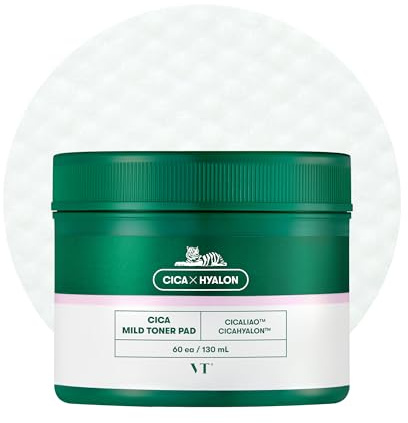 VT COSMETICS Cica Mild Toner Pad 60 Pcs (130 ml)