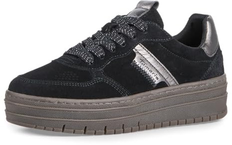 Tamaris Damen Schnürer - 1-23773-43 098 39 Black Comb