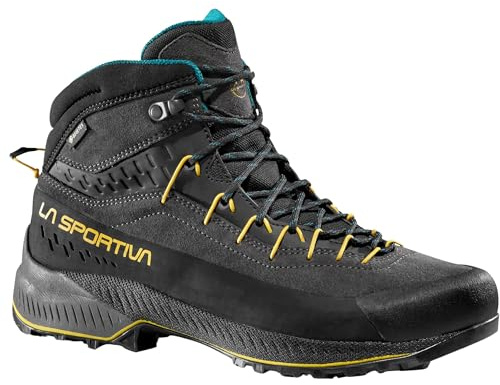 LA SPORTIVA TX4 Evo GTX, Scarpe da Avvicinamento Uomo (Carbon/Bamboo, Sistema Taglie Calzature EU, Adulto, Numero, Media, 42.5)