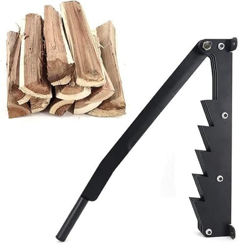 Cortadora manual para leña, herramienta eficiente de montaje en pared para facilitar la división de madera