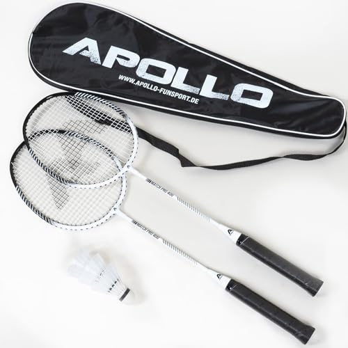 Apollo Match Pro 400 Raquette de Badminton légère, Cadre en Aluminium
