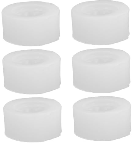 Amosfun 6 Piezas Moldes de Silicona para Macarons Molde Flexible con Superficie Antiadherente para Repostería para Pasteles y Manualidades Uso Cocina y Fiestas