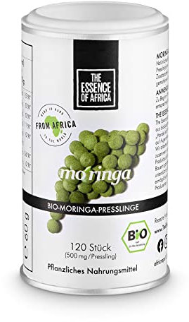 The Essence of Africa Moringa Presslinge, 60 g