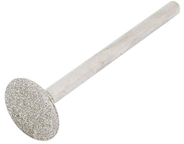 Aexit Sculpture de tête de clou de 12 mm à pointe de 3 mm à queue de diamant montée sur diamant - ton argenté QB584958Z707539X