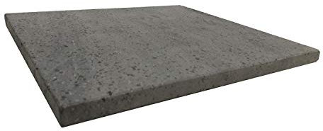 Pietra lavica Etnea SU MISURA - piastra refrattaria per barbecue o forno tonda o rettangolare - Pietra ollare personalizzabile