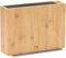 WMF Blank Blank Wooden Bamboo Knife Block for 5-6 Knives with Plastic Brush Insert Scissors Storage