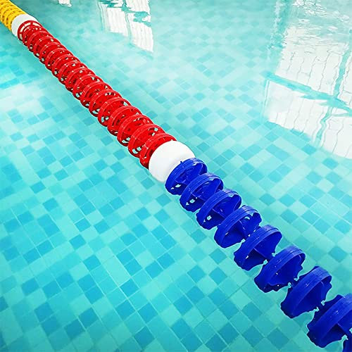 ZCBYBT Cordería Y Flotador De Seguridad para La Piscina, Línea De La Línea De La Piscina Forma De La Hoja De Arce Divisor De Piscina De Cordón Flotante,8m