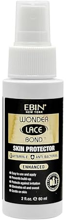 EBIN NEW YORK Wonder Lace Bond Skin Protector Enhanced | Wig Adhesive Primer and Scalp Barrier Spray | Improves Hold and Prevents Build-Up | Quick-Dry Vegan Formula | 60 ml