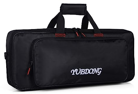GEBIBB Tastaturtasche mit 37 Tasten für Roland JD-Xi oder Korg MicroKorg, Midi-Tastaturtasche, 59,9 x 26,7 x 9,9 cm