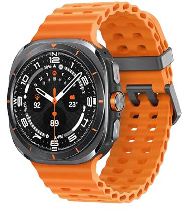 Samsung Galaxy Watch Ultra Smartwatch Galaxy AI, Resistenza estrema, Batteria a lunga durata, Sirena di emergenza, LTE, Cassa in titanio di grado aerospaziale 47mm Titanium Gray [Versione italiana]