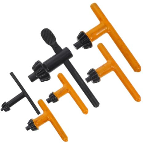 Housoutil Chiave Per Trapano 6 Misure Di Ricambio Per Trapano Elettrico Utensile Di Serraggio Accessorio Per Avvitatore A Percussione Set Di Chiavi Con Impugnatura A Pollice