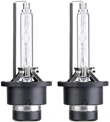 Lampe enon, Duokon 2 pièces 85V 35W D2S Ampoules de Phares au Xénon, Phare de Voiture au Xénon Très Brillantes Lampe au Xénon D2R - Prise P32d-3 (Lumière Blanche) 6000K