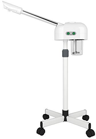 Professional Facial Steamer, Hot Mist, Ozone Humidifier, Can Use at Home and Beauty Salon, Extract Blackheads, Rejuvenate and Hydrate Your Face Skin for Youthful Complexion, Adjustable Height