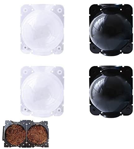 zfdg 4 Piezas Caja Injerto Plantas,Caja Propagación Plantas,Caja Enraizamiento Plantas,Caja Planta Alta Presión,para Dispositivo Alta Presión para Injertar Plantas Jardín Trasplante y Enraizamiento