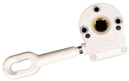 JISADER Toldo para Exteriores, Caja de Cambios con manivela, Engranaje de Tornillo, instalación fácil, Piezas universales para sombrillas, Accesorios