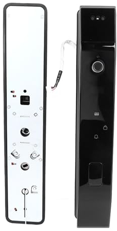 Serrure de Porte électronique, Reconnaissance Faciale 3D, Mot de Passe par Empreinte Digitale, Serrure D'entrée sans clé pour Maison, Hôtel, Appartement,Serrures et accessoires