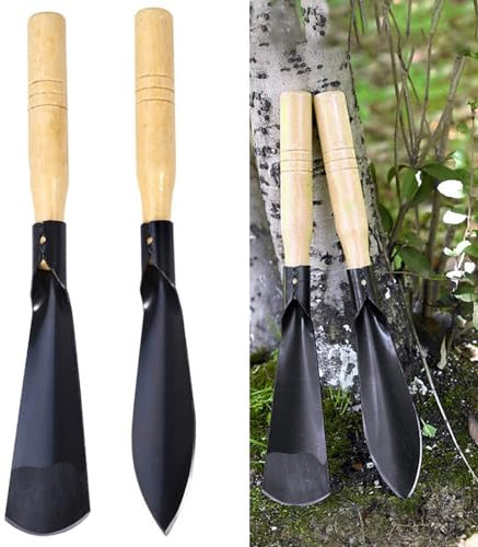 Gbtdoface Pelle de jardin, pelle de jardin pour jardinage à bords pointus, pour espaces extérieurs, pelle à creuser efficace, 32 cm (B)