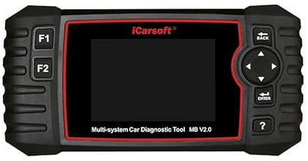 iCarsoft OBD2 Scanner for Ben.z/Maybach/Sprinter, MB V2.0 Full System Code Reader Engine/ABS/Transmission, Car Diagnostic Tool 8 Reset Oil/EPB/SAS/BLD/INJ/ETC/TPMS/DPF, Battery Test, Lifetime Update