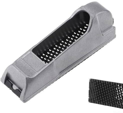 Zilimontt File Planer,Metal Block Plane File Planer Woodworking Tool Stainless Steel Board Rasp Plane,Multi-Rasp Wood Block Plane(A)