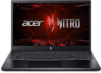 Acer Nitro V 15 (ANV15-51-99JU) Gaming Laptop | 15,6 FHD IPS 165Hz Display | Intel Core i9-13900H | 16 GB RAM | 1 TB SSD | NVIDIA GeForce RTX 4060 | Windows 11 | QWERTZ Tastatur | schwarz