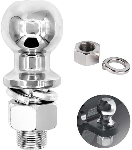 Trailer Hitch, 50 mm 3.5T, Hitch Ball, Trailer coupling,Ball Head Tractor Farm Rail, Ball Head Bolt, Straight Farm Rail