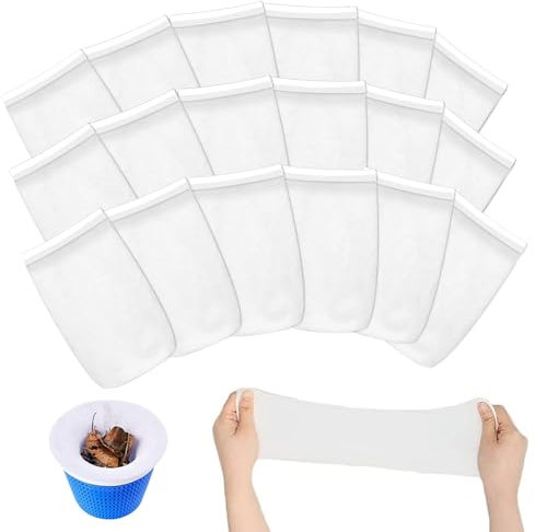 20PCS Calzini da Skimmer per Piscina Calze Cestello Skimmer Pool Skimmer Socks Calze Filtranti per Skimmer Piscina Nylon qualità e durevole per Rimuovere Foglie Capelli Insetti per Cestello Skimmer