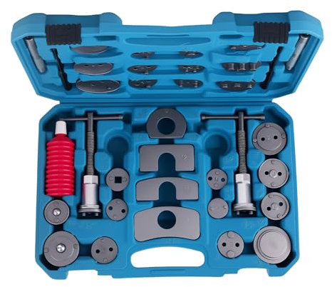 maXpeedingrods 35 pinze freno a mano, pinza freno posteriore, kit pistone con 24 adattatori per la maggior parte dei veicoli