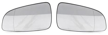 Cristal Espejo Exterior para Opel Astra H 2004-2009 Espejo Retrovisor Lateral con Calefacción Convexo para Puerta Izquierda Y Derecha Vidrio Espejo Lateral(1Pair)