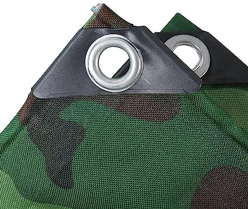 Telone impermeabile resistente con occhielli, 4 x 6 m, copertura per esterni, per mobili, roulotte e veicoli, telo per pavimento resistente ai raggi UV, multicolore