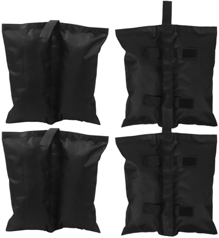 ARTIBETTER Bolsas de Arena para Carpa 4 Unidades, Sacos Pesados Impermeables Prueba de Viento, Tela Oxford Resistente para Toldos y Sombrillas Exteriores, Pesos para Fijar Toldos y