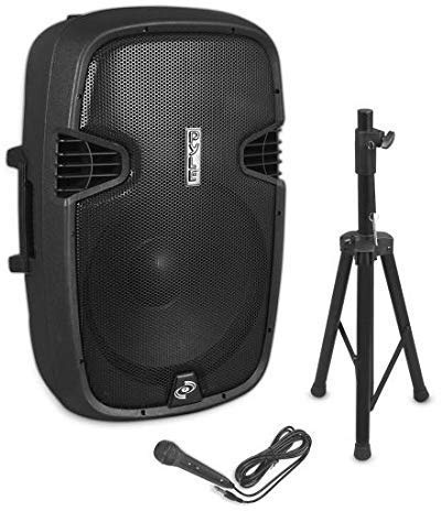 Pyle Système d'enceintes de sonorisation Portable sans Fil - 1500 W Haute Puissance Compatible Bluetooth Paire Active et Passive Haut-parleurs DJ extérieurs avec Caisson de Basses - EUPPHP155ST