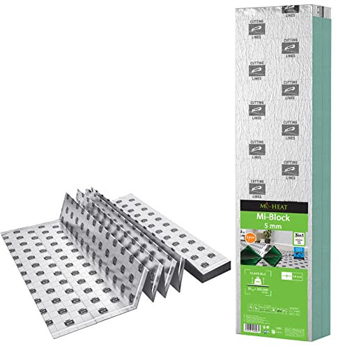 5mm 20m² Materassino isolante per parquet e laminato e legno