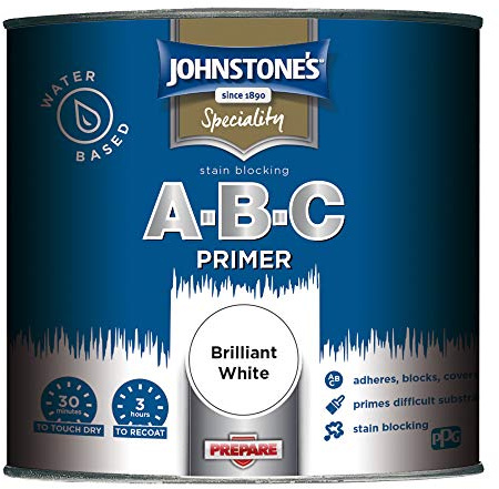 Johnstone's ABC Primer Sealer, Brilliant White, 500ml