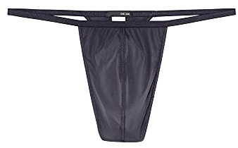 Hom Uomini G-String, Piuma, 359931, S, M, L, XL - Diversi Colori, Grigio Antracite, L