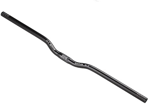 BUCKLOS Mountain Bike MTB Handlebars 25.4 mm - Bicycle Riser 20/40/60/100mm Aluminum Alloy Handlebar - 620/660/720mm Extra Long(25.4mm-720mm-20mm)