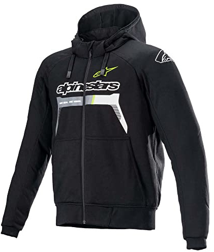 Alpinestars JACK HOOD CHROME BK/YL XL