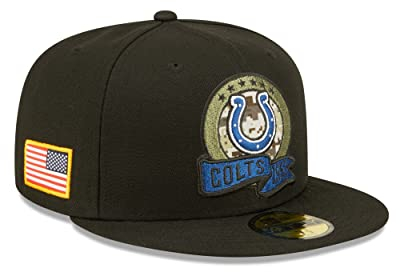 New Era Indianapolis Colts NFL Salute to Service 2022 Black 59Fifty Basecap - 7 5/8-61cm (XL)