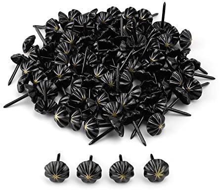 Petit Clou Tapissier Vintage, JANDH 100 Pièces Clous de Tapissier, Clous Décoratifs de Bricolage, Adaptés à la Décoration D'articles en Bois de Meubles