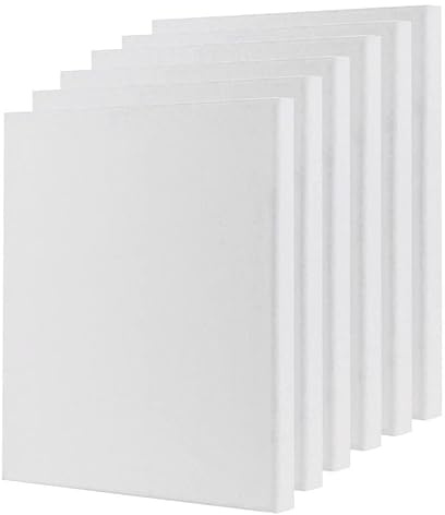 YORKING 18PCS Blank Canvas A3(30X40cm) Artist Canvas Panels Board 100% Cotton Blank Canvases for Acrylic Painting Canvas Board for Artists Oil Paint & Wet Water Art Media
