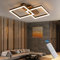 Meloweel LED Deckenleuchte Holz dimmbar, Massivholz Schwarz Vintage Deckenlampe, 40W 50cm 4000lm 3000K-6000K mit Fernbedienung, Schlafzimmerlampe Wohnzimmerlampe, Memory-Funktion, 4W Nachtlicht