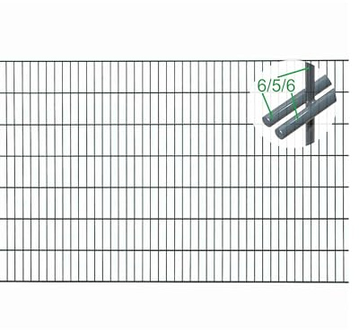 Doppelstabmatte 656 einzelne Zaunelemente 1000mm anthrazit