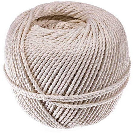 Golberg - Spago in cotone per muratore, ideale per uso interno ed esterno, adatto agli alimenti, prodotto negli Stati Uniti, 2,5 mm x 150 piedi)