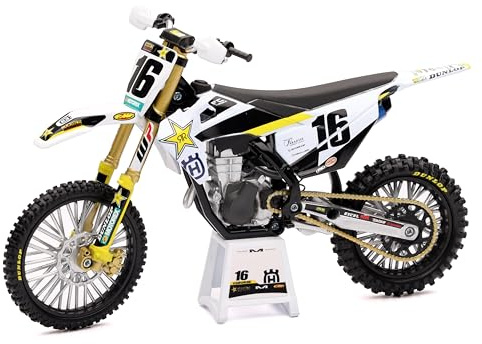 New Ray - Motorcykel Cross Husqvarna FC 450 2020 Team Zach Osborne N°16 - modellskala fordon reproduktion för barn 58243 flerfärgad