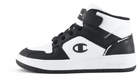 Champion Rd18 2.0 B PS Mid Mediados de Altura Niños Zapatos Bianco Nero Bianco Ww019 28 EU