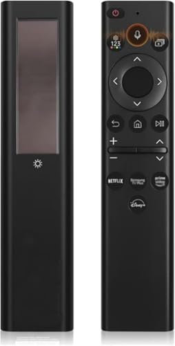 Mando de Repuesto para Samsung Smart TV, BN59-01385A, Mando a Distancia Solar Universal para Samsung con Búsqueda por Voz y Recarga, Compatible con Sam-Sung Frame Neo QLED Crystal UHD Smart TV